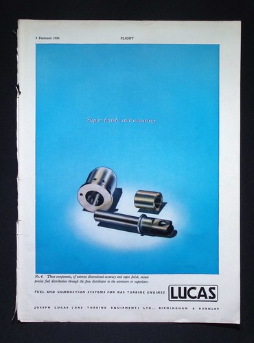 Original 1954 advert lucas gas - 1954,