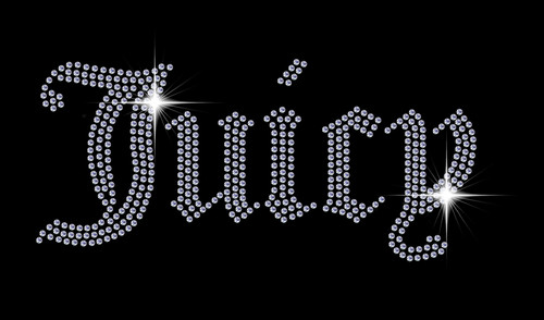 Iron sparkling rhinestone - on,