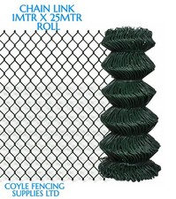 Green Chain Link Fencing Mesh