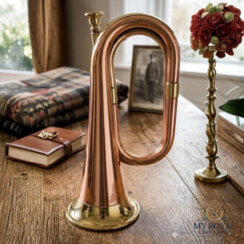 Civil war era brass bugle - civil,