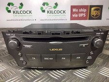 2007 LEXUS IS220D RADIO HEAD UNIT CD PLAYER  86120-53370-1 *FAST SHIPPING