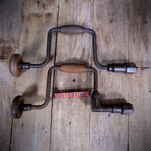 Pair vintage hand - vintage, brace