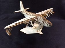 Laser Cut Wooden Solent Sea Plane 3D Model/Puzzle Kit