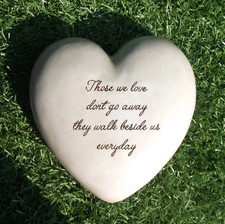 Memorial heart 5cm x 15cm x