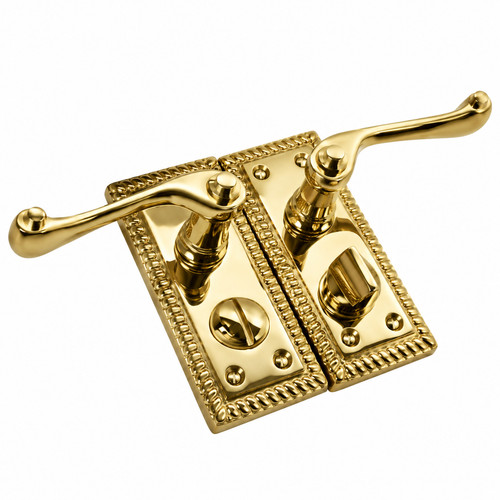 Brass plated georgian bathroom - plated,