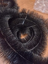 Gutter Brush Leaf Guard Drain Filter Shield Hedgehog Black x2 4m Lengths & Clips