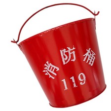  Fire Bucket Vehicle Extinguisher Stainless Steel Sand for Firefighter