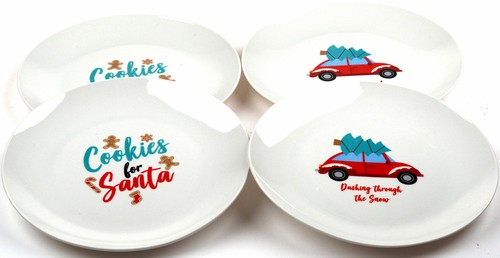 Ceramic 20cm christmas plates - christmas,