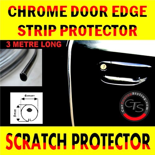 Door edge chrome strip - edge,