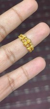 22ct 4.3 Grams Pure Solid Double Ring