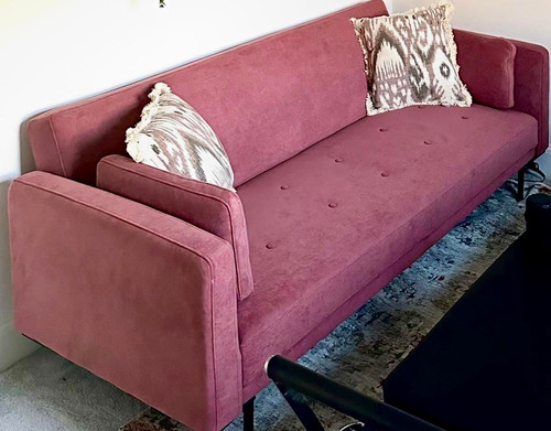 Dusk dusty pink tufted - pink,