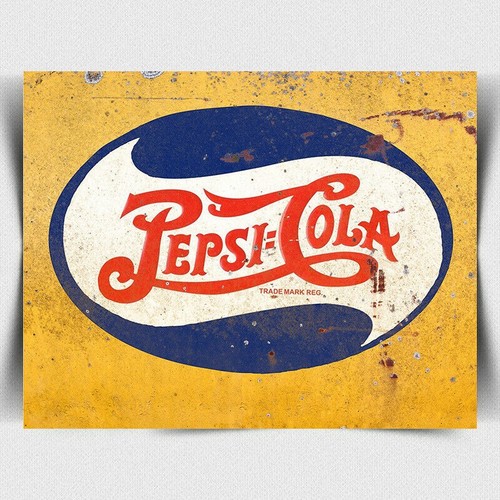Pepsi aluminium metal sign - metal,