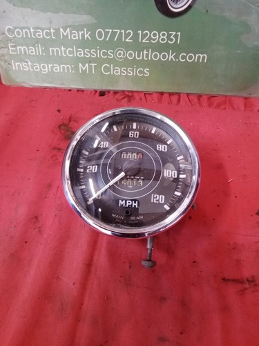 Tr2 speedometer gauge domed - tr2, 3a