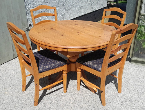 Ducal pine kitchen dining set - ducal,