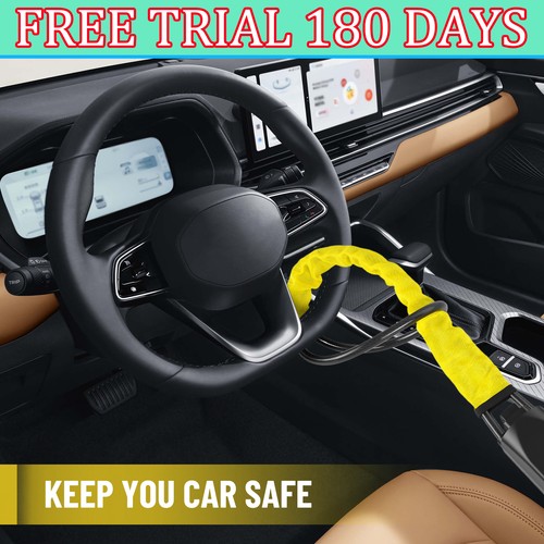Steering wheel lock - wheel, heavy