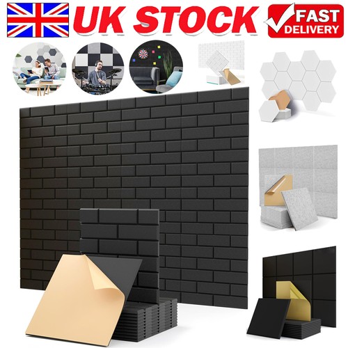 12x acoustic wall panel tiles - 12x,