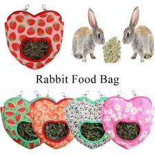 1pc Rabbit Hay Bag Heart Shape