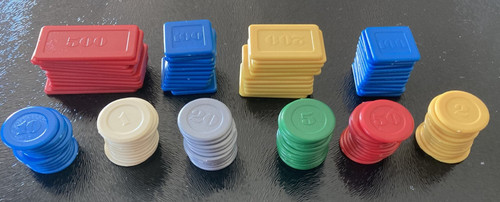 Plastic poker chips - plastic, counter