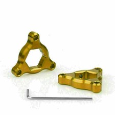 Fork Preload Adjusters For ZX6R 9R Suzuki TL1000 GSXR 1100 YZF 17mm Gold