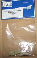 Pavla Models U 72-128 1/72 Scale Upgrade Set for Amodel DH 100 Vampire MK 6 NEW