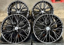 Alloy Wheels 20" Black RF11 Bmw 6 7 Series E24 E63 E64 E32 E38 E65 E66 E67 Wr