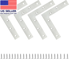 4 Pack L Shape Flat Bracket