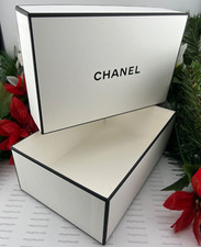 CHANEL Small/Medium Rectangular Empty Gift Storage Box 8.5"x5.5"x3”NEW AUTHENTIC