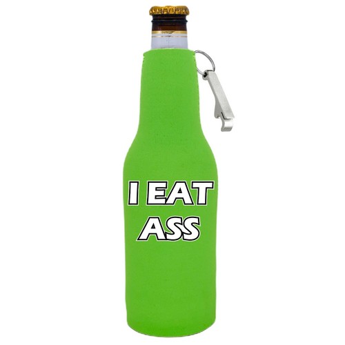 Eat ass beer bottle coolie - eat,