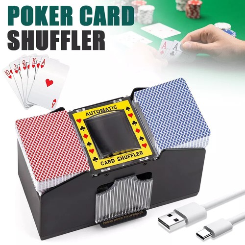 Deck automatic card shuffler - automatic,