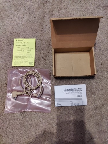 Motorola surveillance earpiece - motorola,