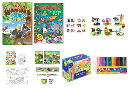 Farm activity set including - farm,