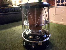 WIND HAZE KEROSENE-PARAFFIN HEATER+SPARE WICK-FUEL PUMP-FUNNEL-INDOOR-OUTDOOR