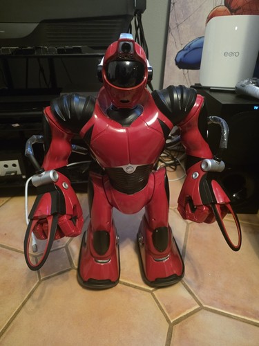 Rewired red robosapien with - robosapien,