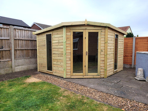 6x6 corner house summerhouse - house,
