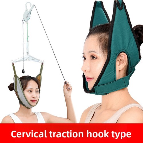 Hanging neck traction device - traction,