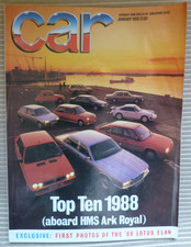 CAR magazine January 1988