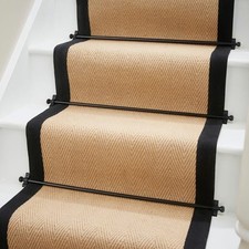 Dunelm Matte Black Stair Rod