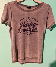 Harley-Davidson Women's Commute Short Sleeve Shirt Blue 402916300 Size M