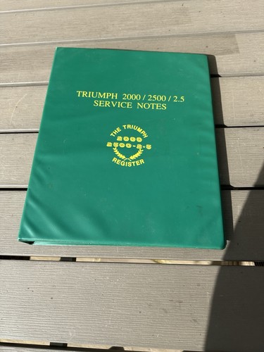Triumph 2000 2500 service - 2000,