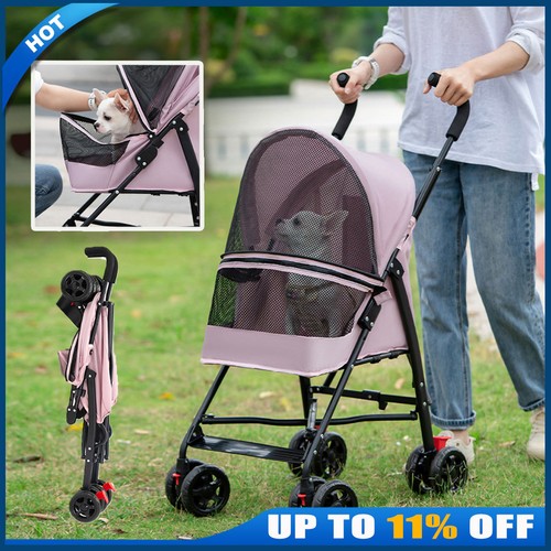 Foldable pet stroller dog - foldable,