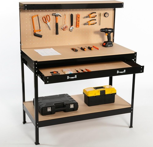 Heavy duty steel workbench - heavy,