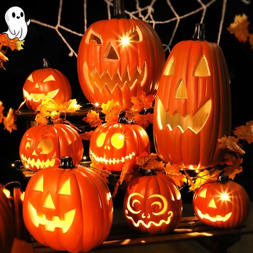 Pumpkin lantern decoration - pumpkin,