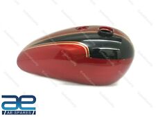 Fits For Triumph T140 Red & Black Painted Steel Fuel Petrol Gas Tank GEc