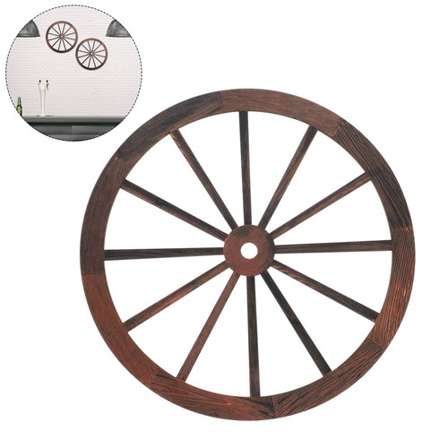4pcs retro hanging - 4pcs, wooden