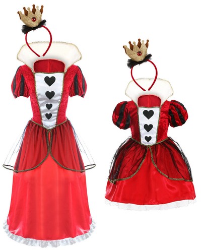 Deluxe queen hearts costume - deluxe,
