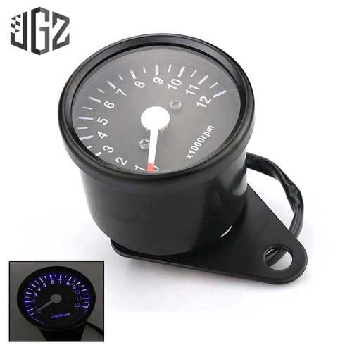 Mini chrome tacho meter gauge - chrome,