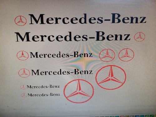 Mercedes benz vinyl car decal - ,