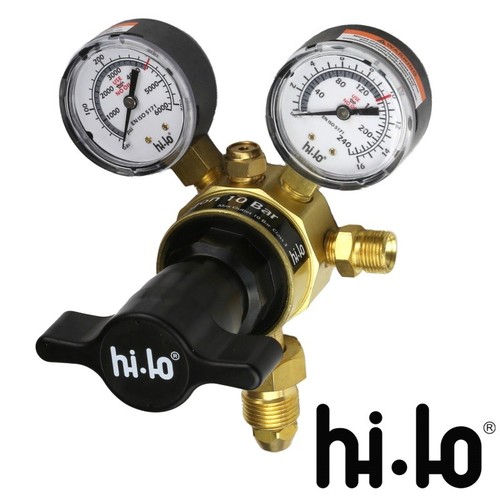 Argon regulator single - hi-lo,