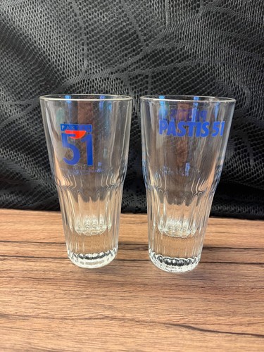 Vintage pastis fluted glass - vintage,