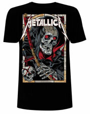 Official Metallica T Shirt Death Reaper Black Classic Rock Metal Band Tee New